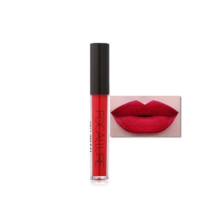 Belleza FAMILIZO FOCALLURE Moda LáPiz Labial CosméTicos Labios Metallic Lip Gloss Pintalabios