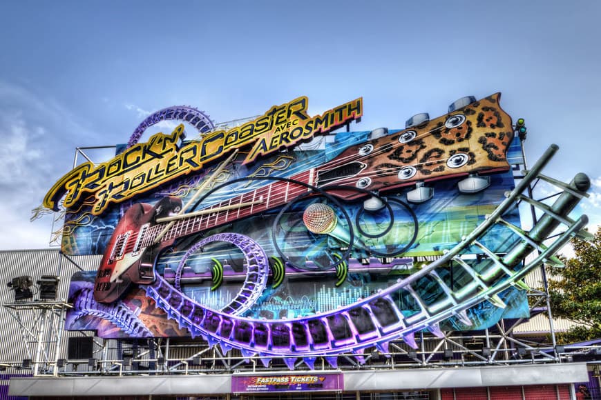 Place Rock 'n' Roller Coaster avec Aerosmith