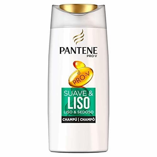 Belleza Pantene Suave y Liso Champú para Cabello con Tendencia al Encrespamiento