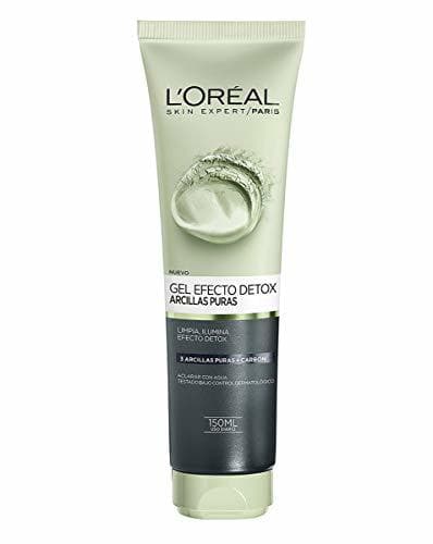 Beauty L'Oreal Paris Dermo Expertise Gel Limpiador Efecto Detox Arcillas Puras Negra