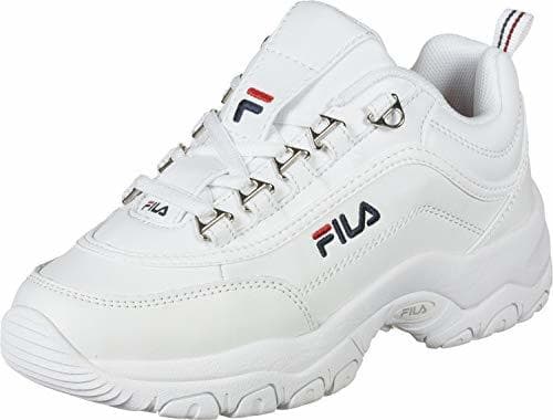 Fashion Fila Strada Low wmn, Zapatillas Altas para Mujer, Blanco