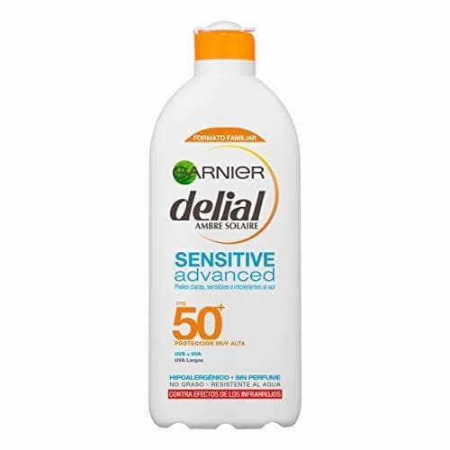 Belleza Garnier Delial Sensitive Advanced Leche Solar para Pieles Claras