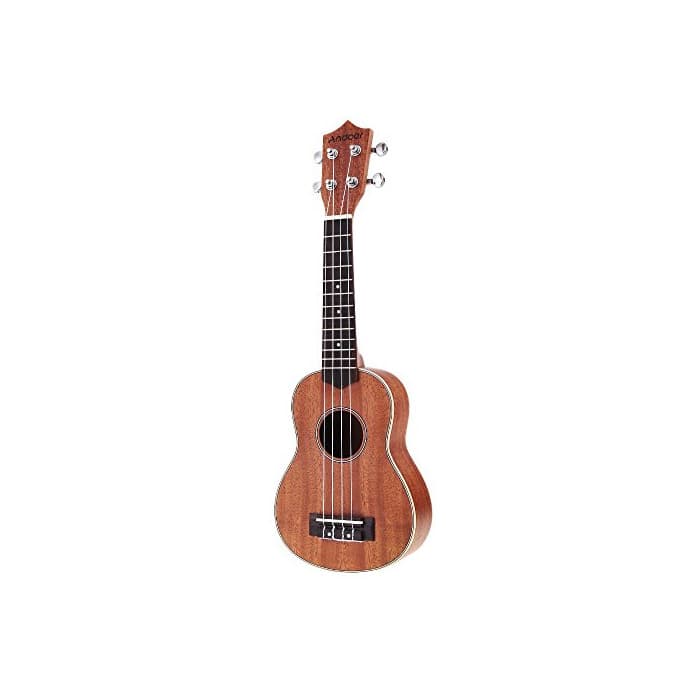 Producto Andoer® 21in Ukelele Compacto Ukelele Hawaiano Caoba Aquila Rosewood Fretboard Puente Soprano