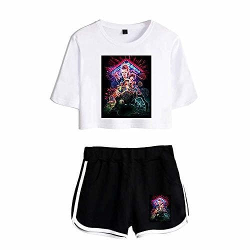 Fashion ZIGJOY Stranger Things Season 3 Camiseta Unisex Camiseta Top One Summer Can