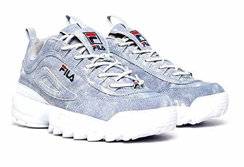 Fashion Fila Men's Disruptor II Denim Sneaker