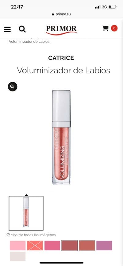 Producto Voluminizador de Labios Catrice