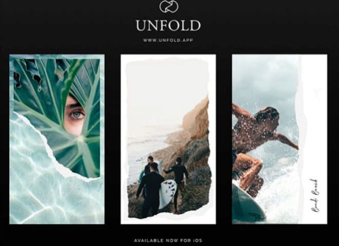 App Unfold - Creador de Historias