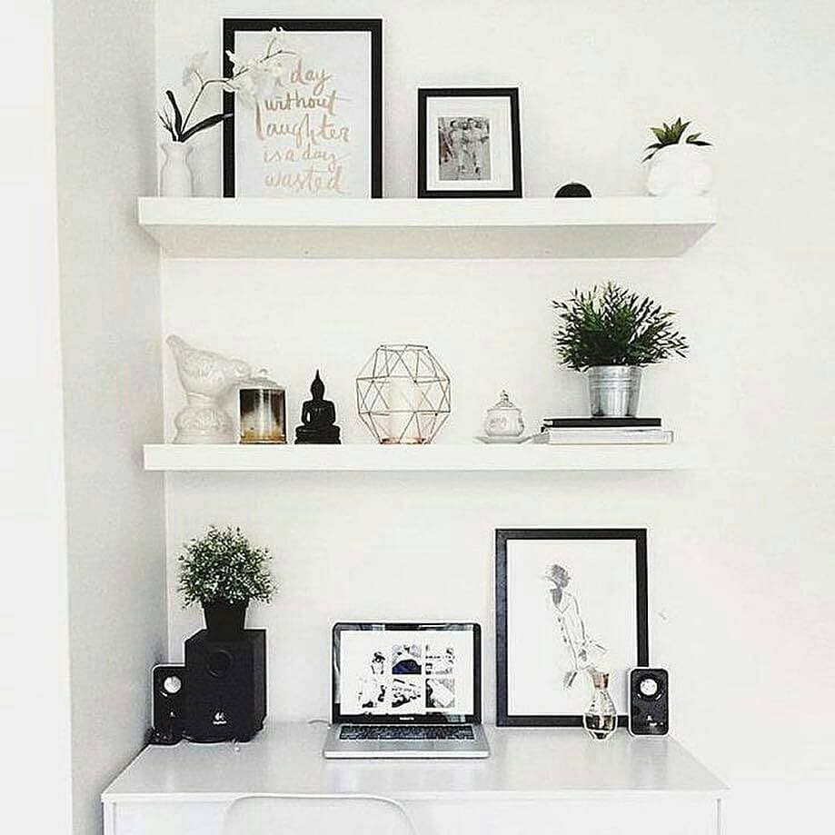 Moda Mueble minimalista Aesthetic con baldas ❤🌿