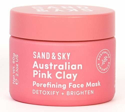 Belleza Sand & Sky- Máscara de arcilla rosa purificadora de piel brillante