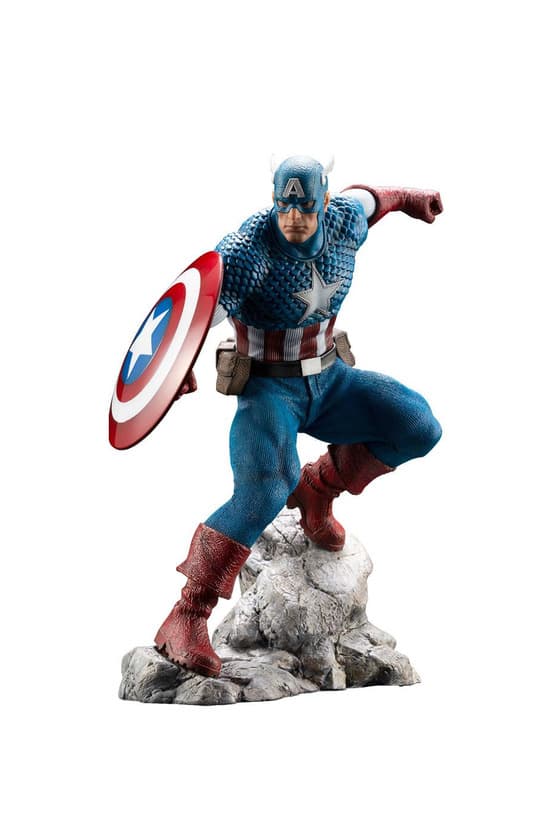 Juego Schleich Marvel - Figura Superhéroe Capitán América