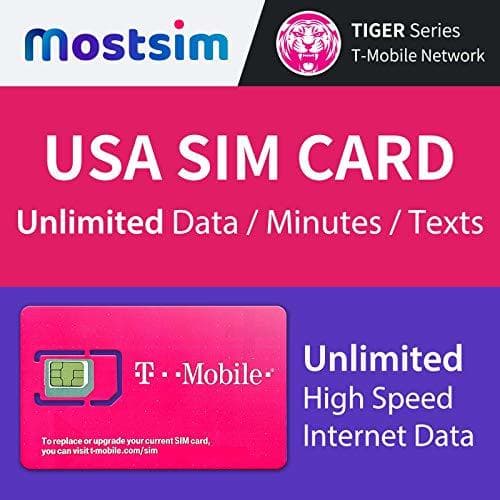 Electrónica Most SIM T-Mobile EE.UU. Tarjeta SIM 10 Días