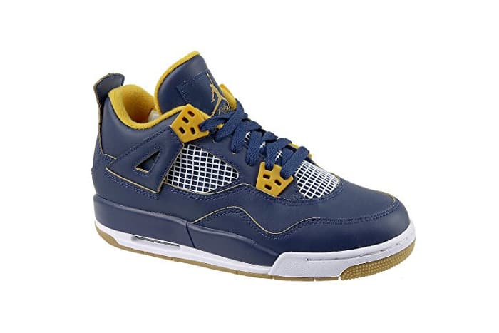 Fashion Jordan 4 Retro Bg 408452-425, Zapatillas Altas Unisex Niños, Azul