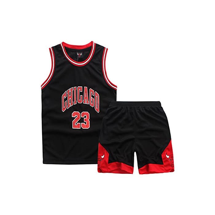 Game Sokaly Niños Chicago Bulls Jorden # 23 Curry#30 James#23 Conjunto de Camiseta