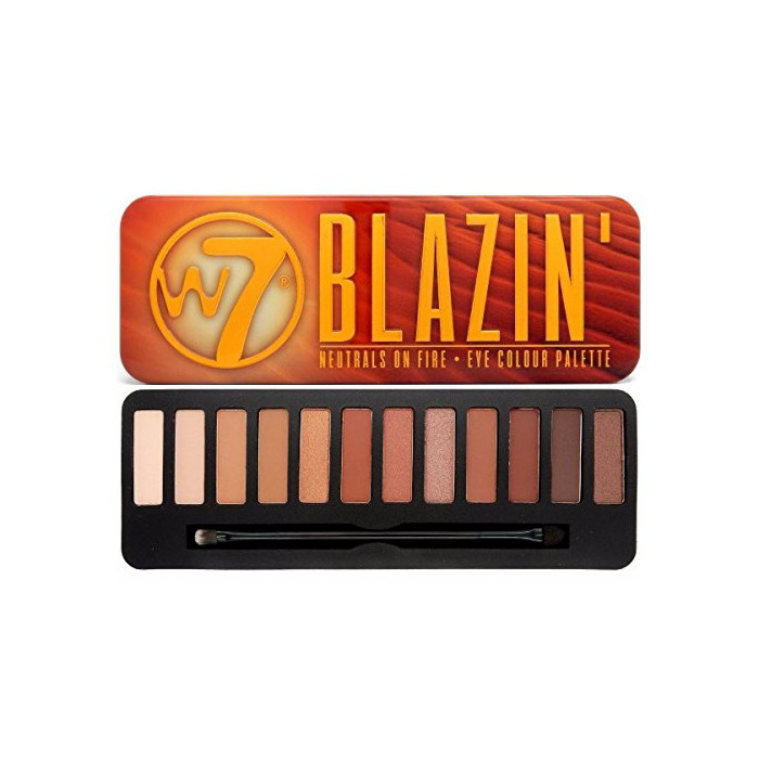 Belleza Nueva W7 Blazin 'varios colores en llamas – ojos paleta de colores – 12 plalette