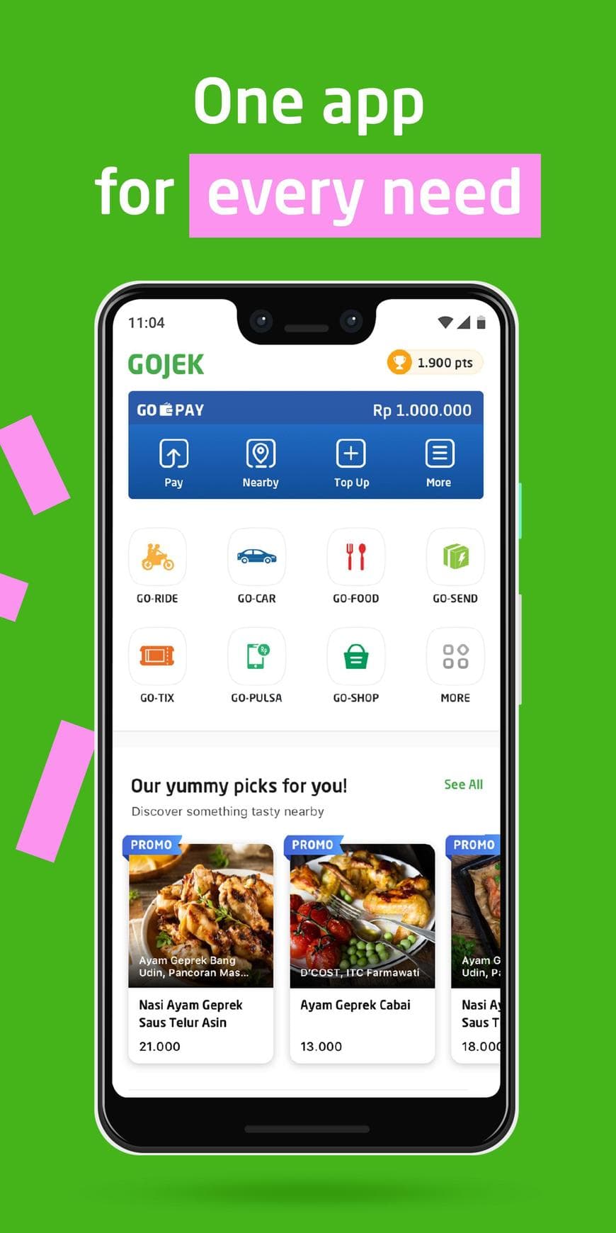 App GOJEK - Ojek Taxi Booking, Delivery and Payment - Apps on ...