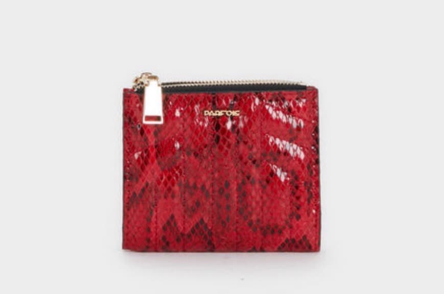 Fashion Monedero Scarlet Efecto Serpiente