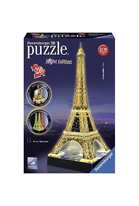 Product Ravensburger - 3D Puzzle Building Tour Eiffel Night