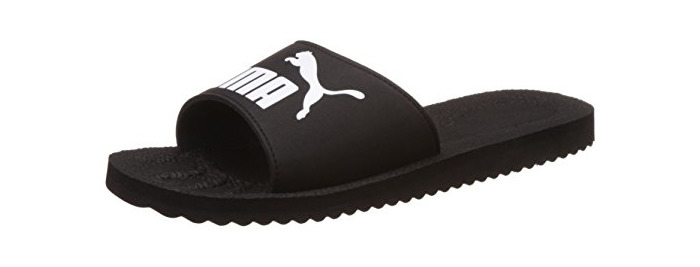 Moda PumaPurecat - Zapatos de playa y piscina  adultos unisex, Negro -