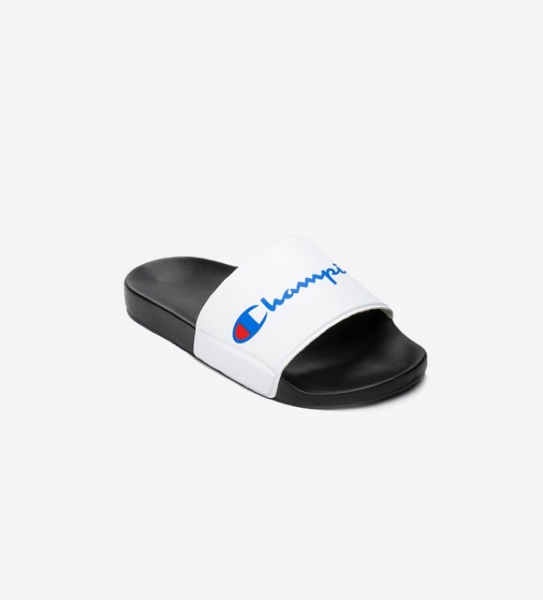 Moda Champion Slide Multi-Lido, Chanclas para Hombre, Blanco