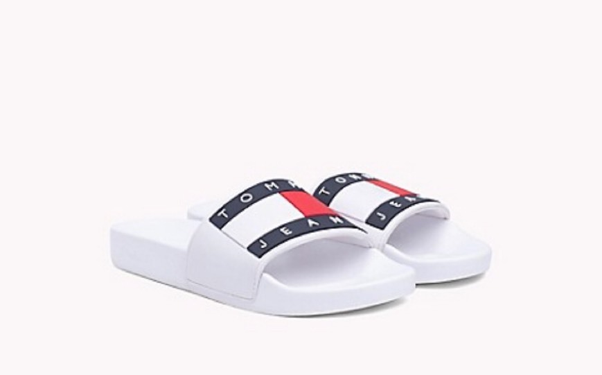 Moda Tommy Hilfiger Hombre Esenciales Deslizadores de la Piscina de la Bandera