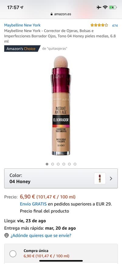 Producto El mejor corrector EVER