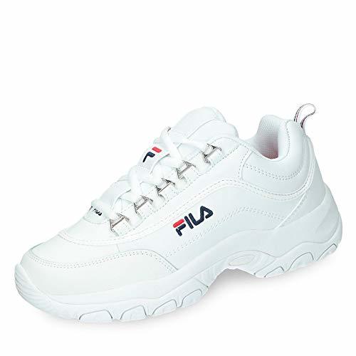 Fashion Fila Strada Low wmn, Zapatillas Altas para Mujer, Blanco