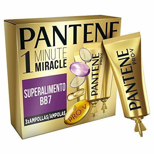 Belleza Pantene ProV Pack de 3 Superalimento 1 Minuto Ampolla