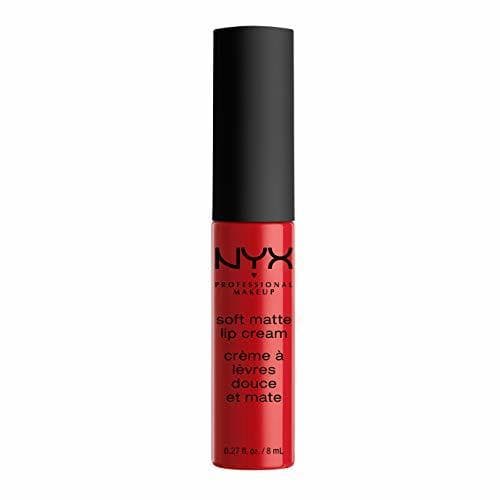 Beauty NYX Professional Makeup Pintalabios Soft Matte Lip Cream, Acabado cremoso mate, Color