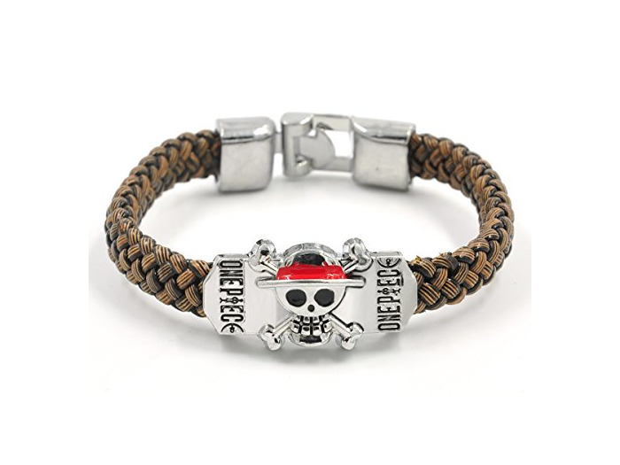 Producto CoolChange Pulsera Trenzada con Jolly Roger de la tripulación de Piratas Sombreros