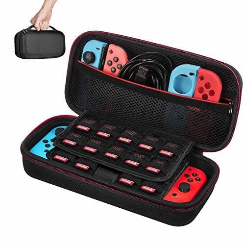 Electrónica Funda para Nintendo Switch - younik Versión mejorada Viaje rígida Case con