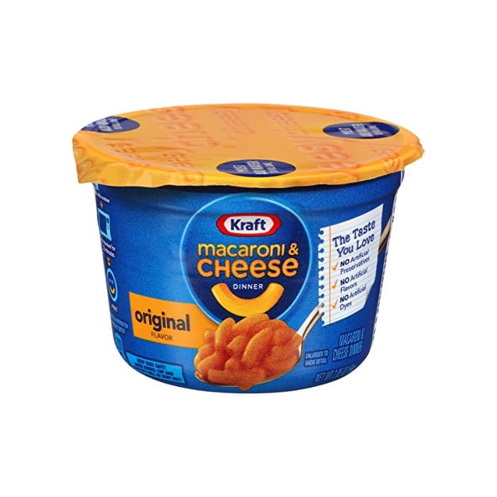 Producto Kraft Easy Mac Original Cheese, 2.05-Ounce Microwavable Cups