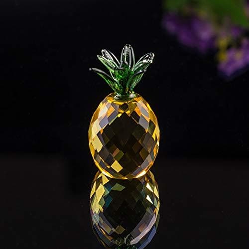 Elemento de la categoría hogar LtrottedJ - Figura de piña de Cristal Decorativa de Feng Shui