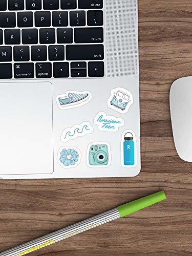 Product Blue Vsco Sticker Pack Sticker Vinyl Decal For Cars, Trucks, Water Bottle,