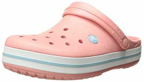 Fashion Crocs Crocband U, Zuecos Unisex Adulto, Rosa