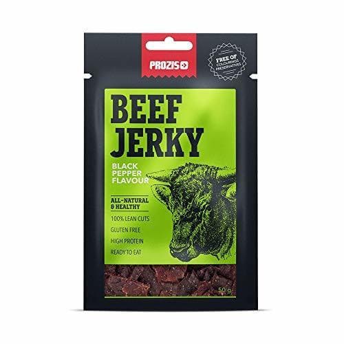 Beauty Prozis Carne de vacuno deshidratada 50 g Con pimienta Carne Deshidratada Baja