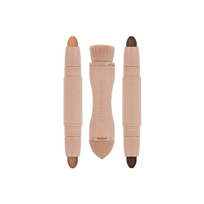 Belleza kkw belleza Contour y resaltar Kit – de profundidad oscuro