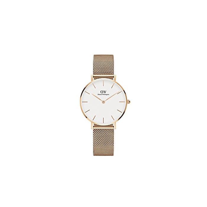 Moda Daniel Wellington Reloj Digital para Mujer de Cuarzo con Correa en Acero