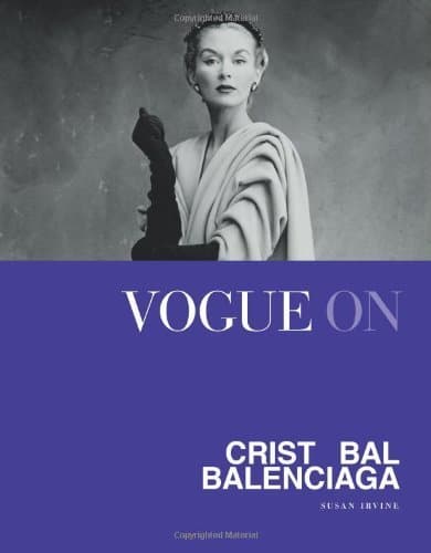 Libro Vogue on Cristobal Balenciaga