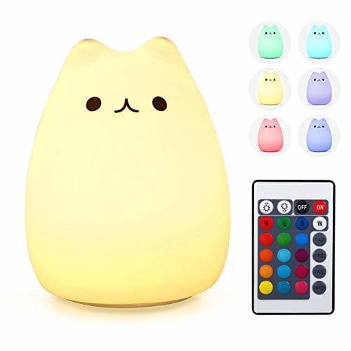 Producto [6 Colores] Lámpara Nocturna LED para Niños IDESION Luz de Cabecera