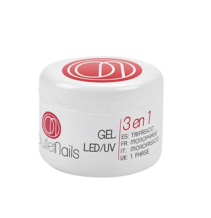 Belleza Gel Trifasico UV/LED 50ml para Uñas de OUTLET NAILS