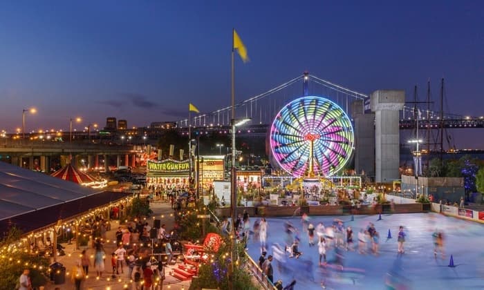 Restaurants Delaware River Waterfront Corporation Penn's Landing