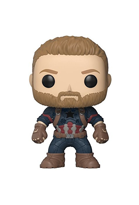 Juego Funko Pop!- Pop Marvel: Avengers: Infinity War-Captain America Figura de Vinilo,