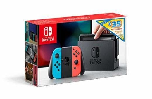 Electrónica Nintendo Switch - Consola Azul Neón / Rojo Neón