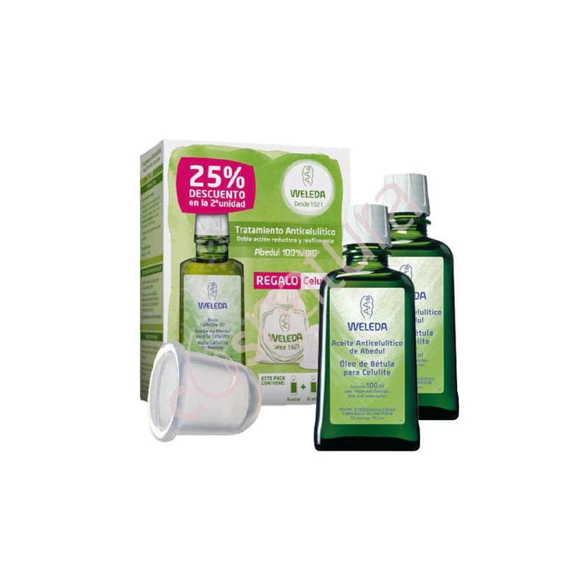 Belleza Pack Weleda Aceite Abedul 2 unidades