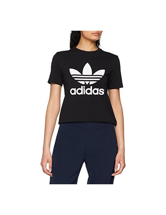 Fitness adidas Trefoil, Camiseta para Mujer, Negro