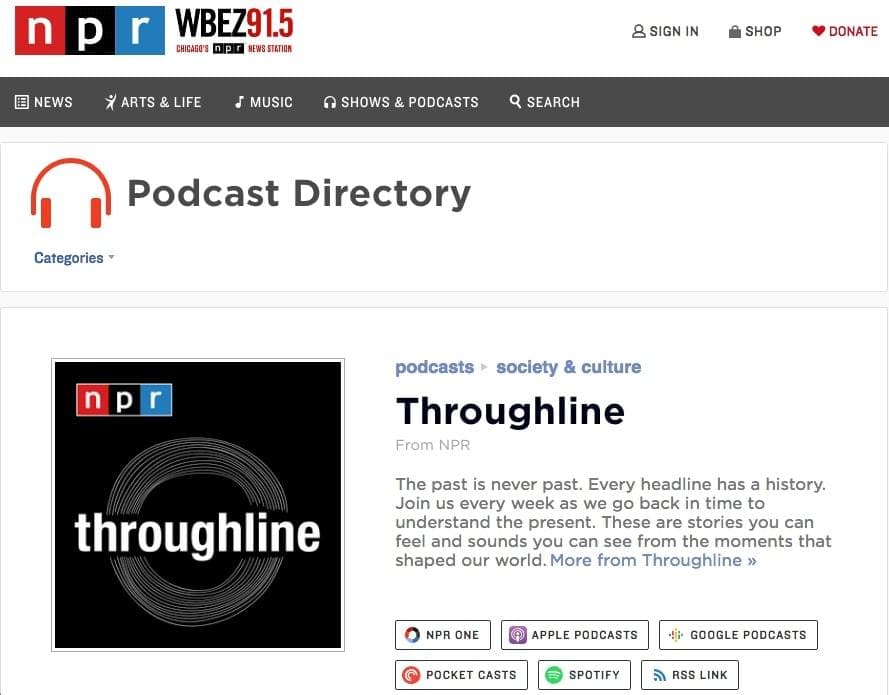 Moda Throughline on Apple Podcasts