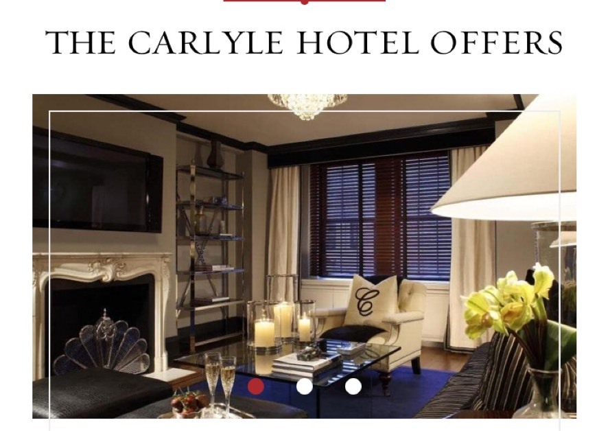 Place The Carlyle, A Rosewood Hotel