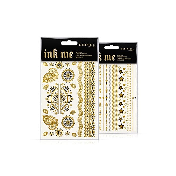 Beauty Rimmel London Ink Me Stickers Tatuaje temporal Tono 001-15 gr