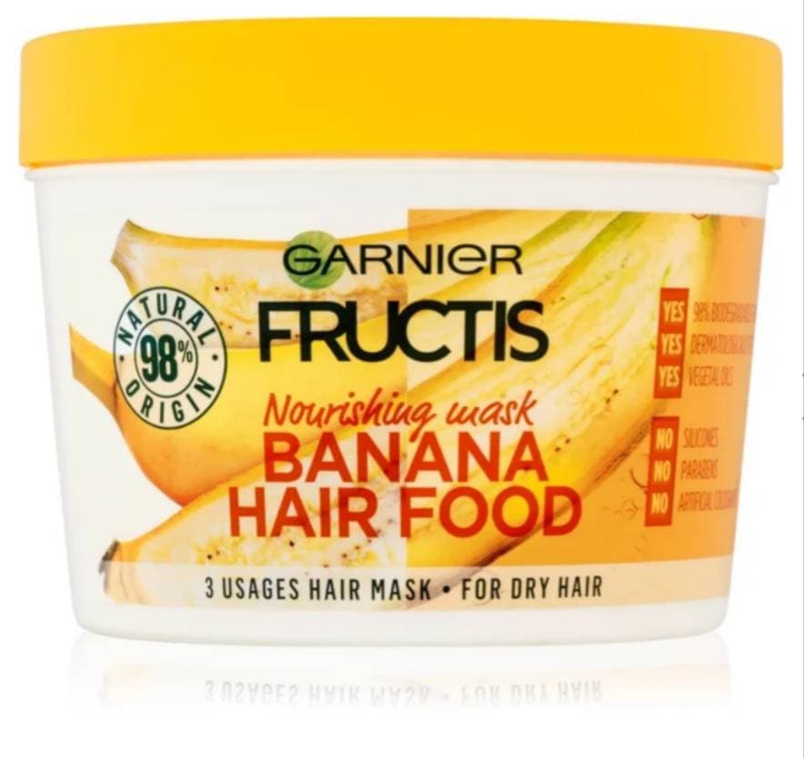 Moda Mascarilla garnier fructis hair food banana