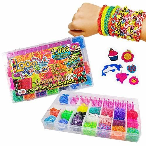 Product Juego de Estuches Twister con Bandas de Telar - 2000 Bandas